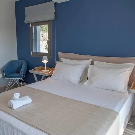 فيلة New Blue With Private Pool At Trapezaki *