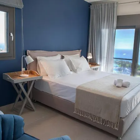 New Blue With Private Pool At Trapezaki * Afrato