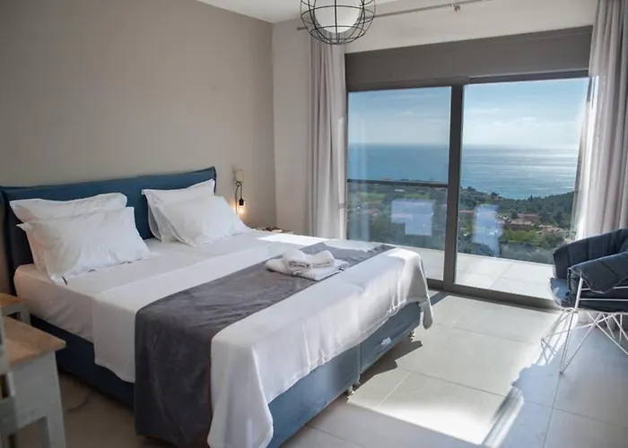 New Blue With Private Pool At Trapezaki * Afrato