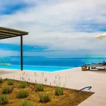 New Blue With Private Pool At Trapezaki Villa Afrato